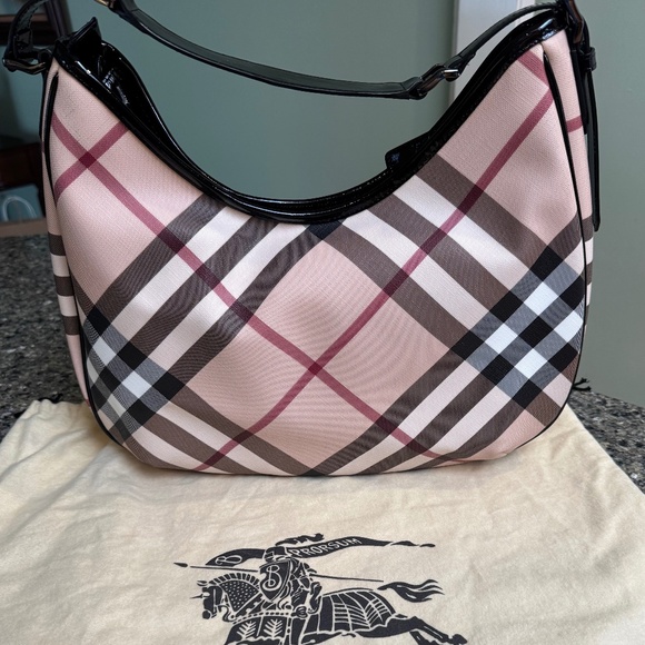 Burberry Classic Nova Check Hobo Shoulder Bag - Picture 1 of 1